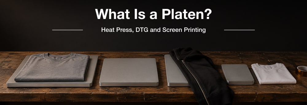 What Is a Platen? Heat Press, DTG and Screen Printing Platens