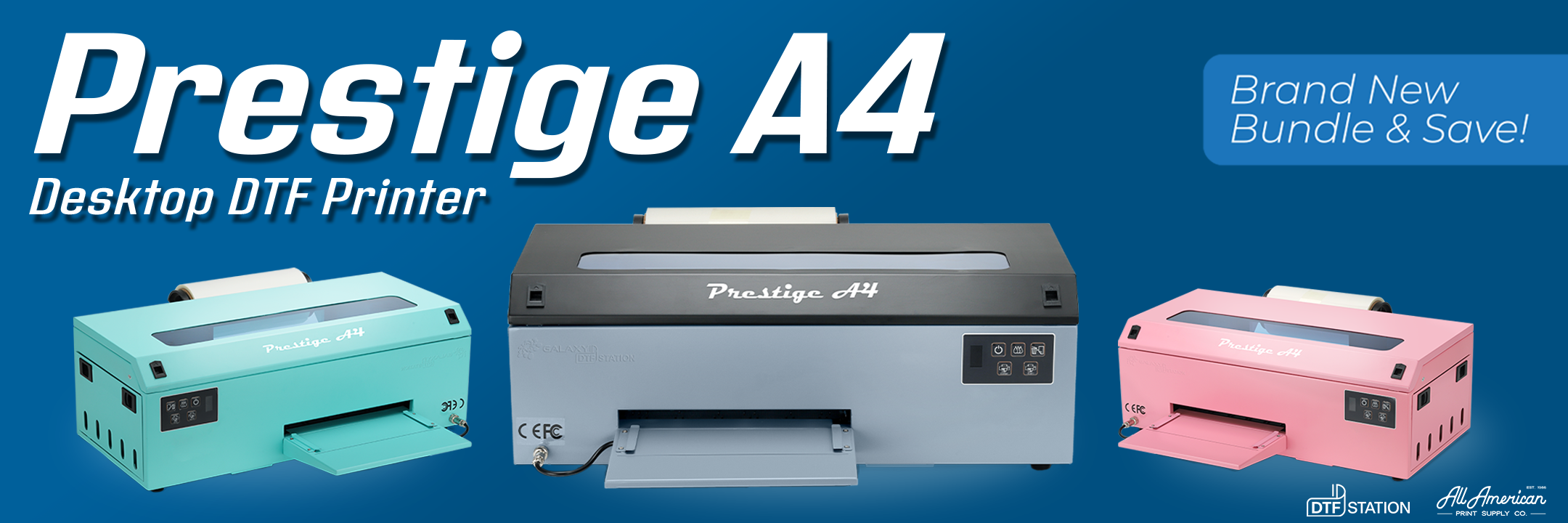 Prestige A4 DTF Printer & Shaker Bundle