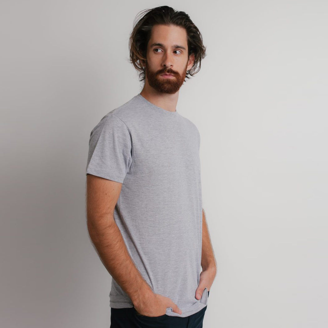 Tシャツ・カットソー RONRON R STITCH SHORT SLEEVE T SHIRT GREY RR25BST1453GR 501-hgrey1-900x1260_c2f380a6-