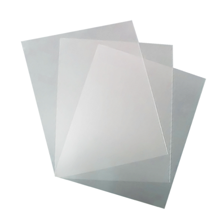 Clear laser outlet film