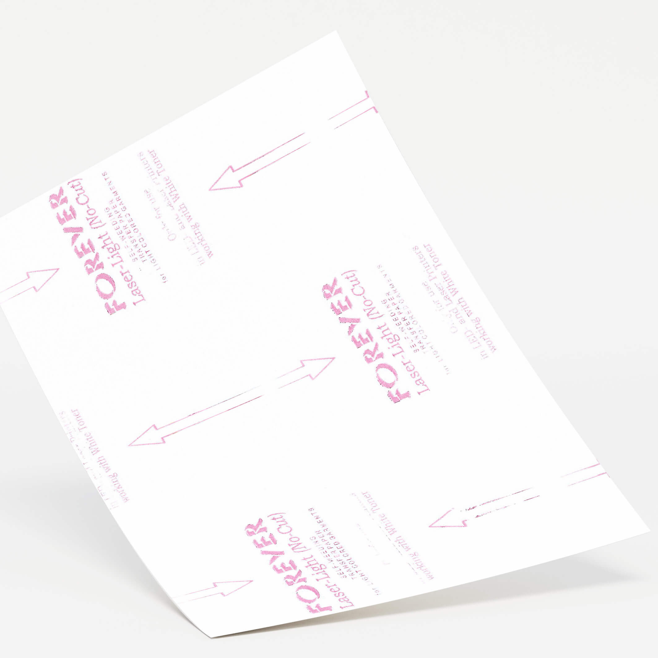 Forever Laser NoCut Transfer Media for Light Textile AA Print Supply