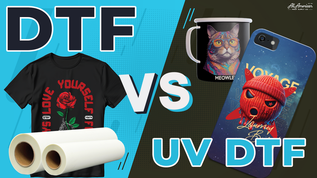 DTF or UV DTF Printer? AA Print Supply Unveils The Ultimate Showdown