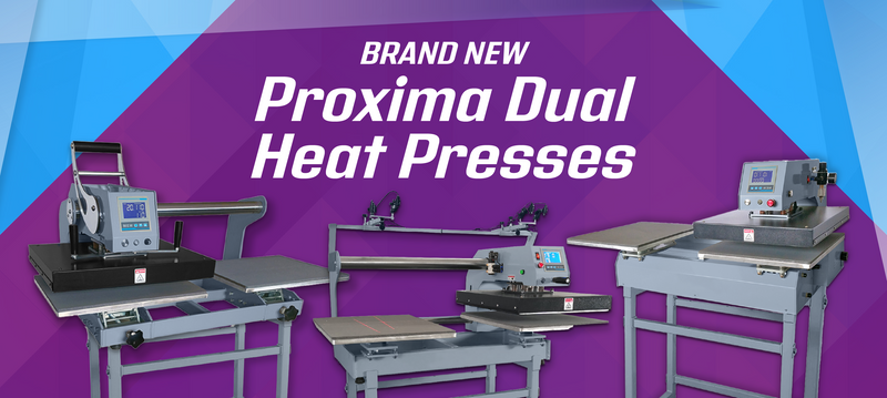 Brand New Proxima Dual Heat Presses from All American Print Supply Co.