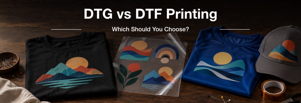 DTG vs DTF Printing: What's the Difference and Which Should You Choose?