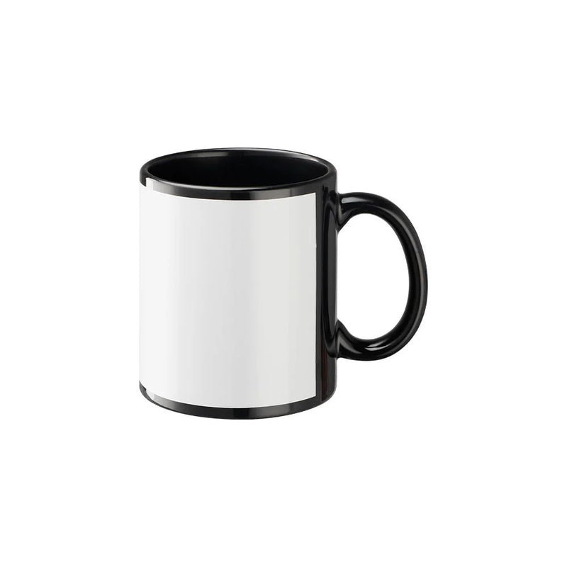 Color Prime 11oz White Patch Mug for Sublimation