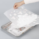 Color Prime DTF Powder photo showcasing application of direct to film powder onto transfer sheet