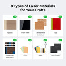 Various Laser Materials