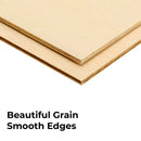 Basswood Plywood offers beautiful grain, and smooth edges