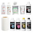 DTF Station Supply Bundle - 13.78" Quick Glide Roll and Chroma CMYK Ink