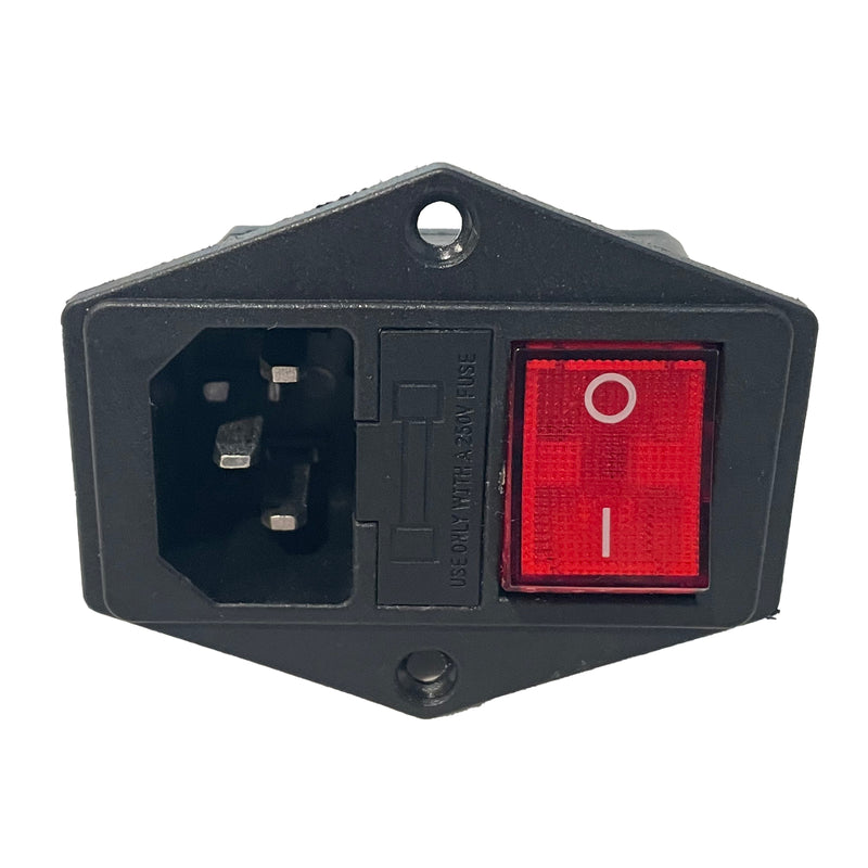 X Rocker Plug Socket Rocker Switch Power Socket Inlet Module Plug for Phoenix A3/A3+/A2 & P