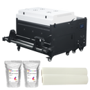 Dtf Station Miro 36 shaker and dryer, built for the Epson G6070. This product comes with DTF Hot melt powder and Quick Glide DTF Film.   