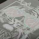 DTF transfer powder print sample