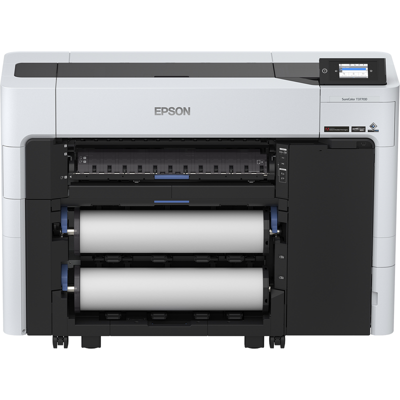 Front Angle image of the Epson SureColor T3770DR 24” Wide Dual-Roll Printer.