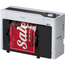 Left facing image of the Epson SureColor T3770E 24” Wide Single-Roll Printer.