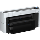 Right facing view of the Epson SureColor T7770DM with film catcher. 