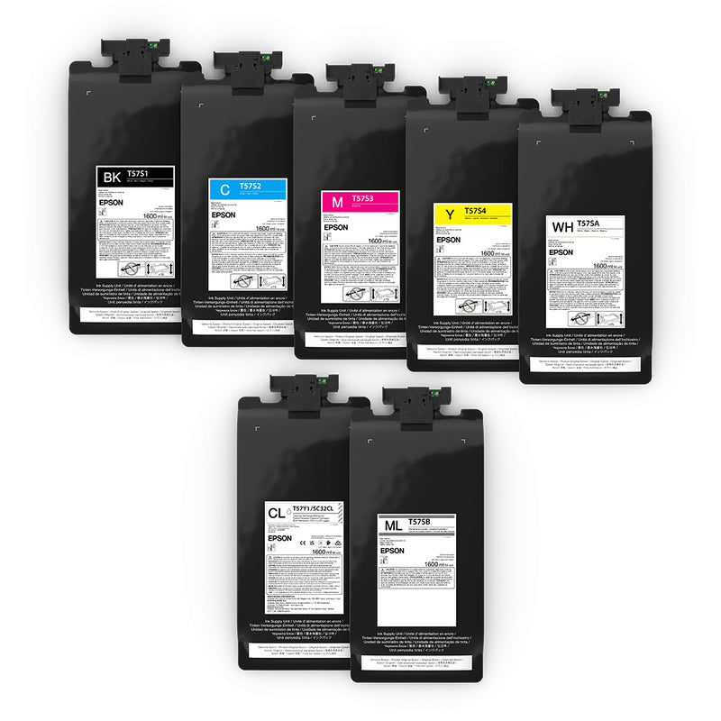 Epson UltraChrome® DF Inks made specifically for Epsons Sure Color G6070