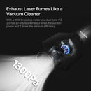 With a 55w brushless motor and dual fans, IF2 2.0 has an unprecedented 3 times the suction power and 2 times the exhaust efficiency.