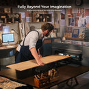 xTool Automatic Conveyor Feeder allows you to engrave anything up to 118 inches long effortlessly