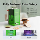 Laser Light-Proof. Smoke-Free Built-In Fan