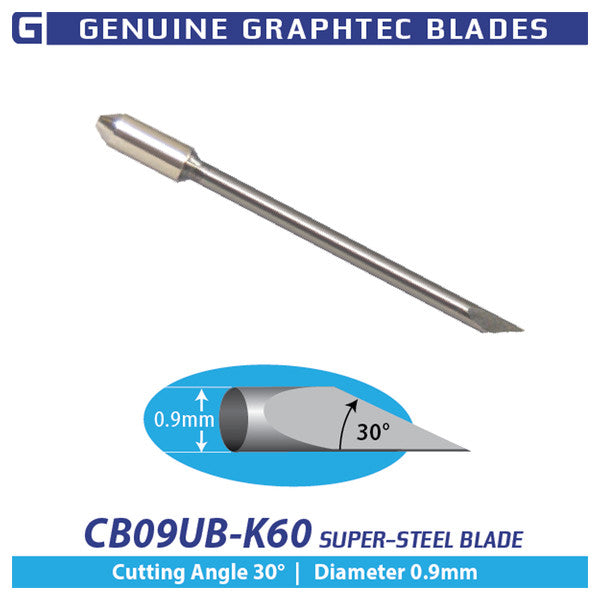 Graphtec CB09UB-K60 Window Tint Film Supersteel Blades 30° - 0.9mm
