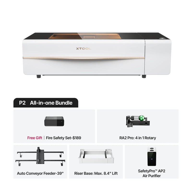 xTool P2 Laser Cutter Bundles