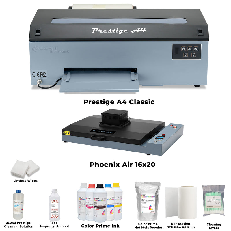 A4 DTF Printer and Curing Oven Basic Bundle