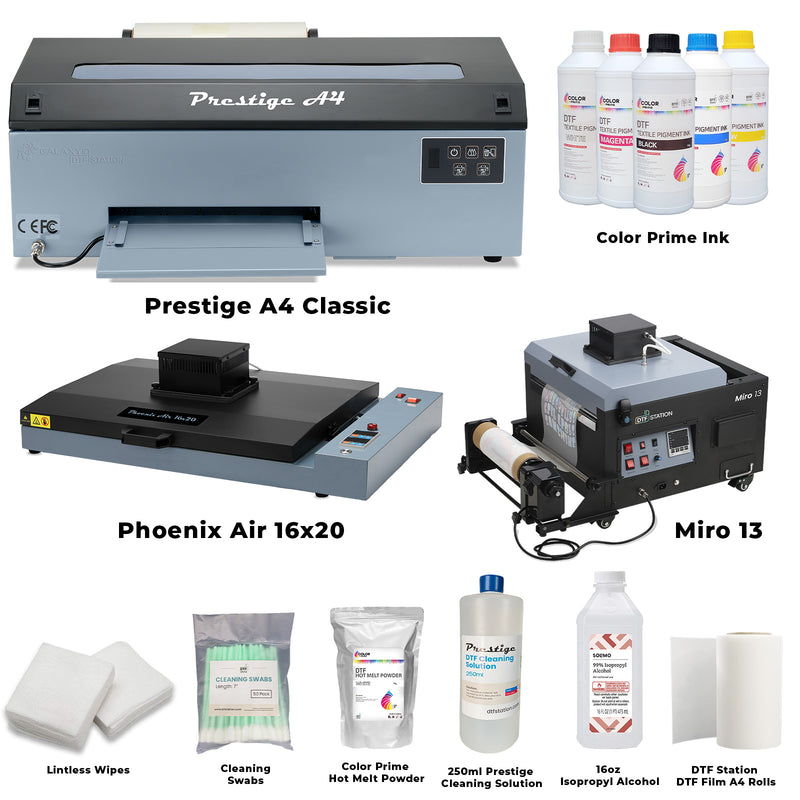 Prestige A4 Shaker and Oven Bundle best direct to film with Miro 13