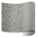 Prisma Glitter Puff PU Heat Transfer - 20" Width Half Yard in the color Silver. 