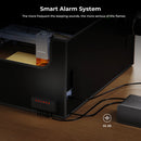 The xTool Fire Safety Set offers a smart alarm system. The more frequent the beeping sounds, the more serious the flames