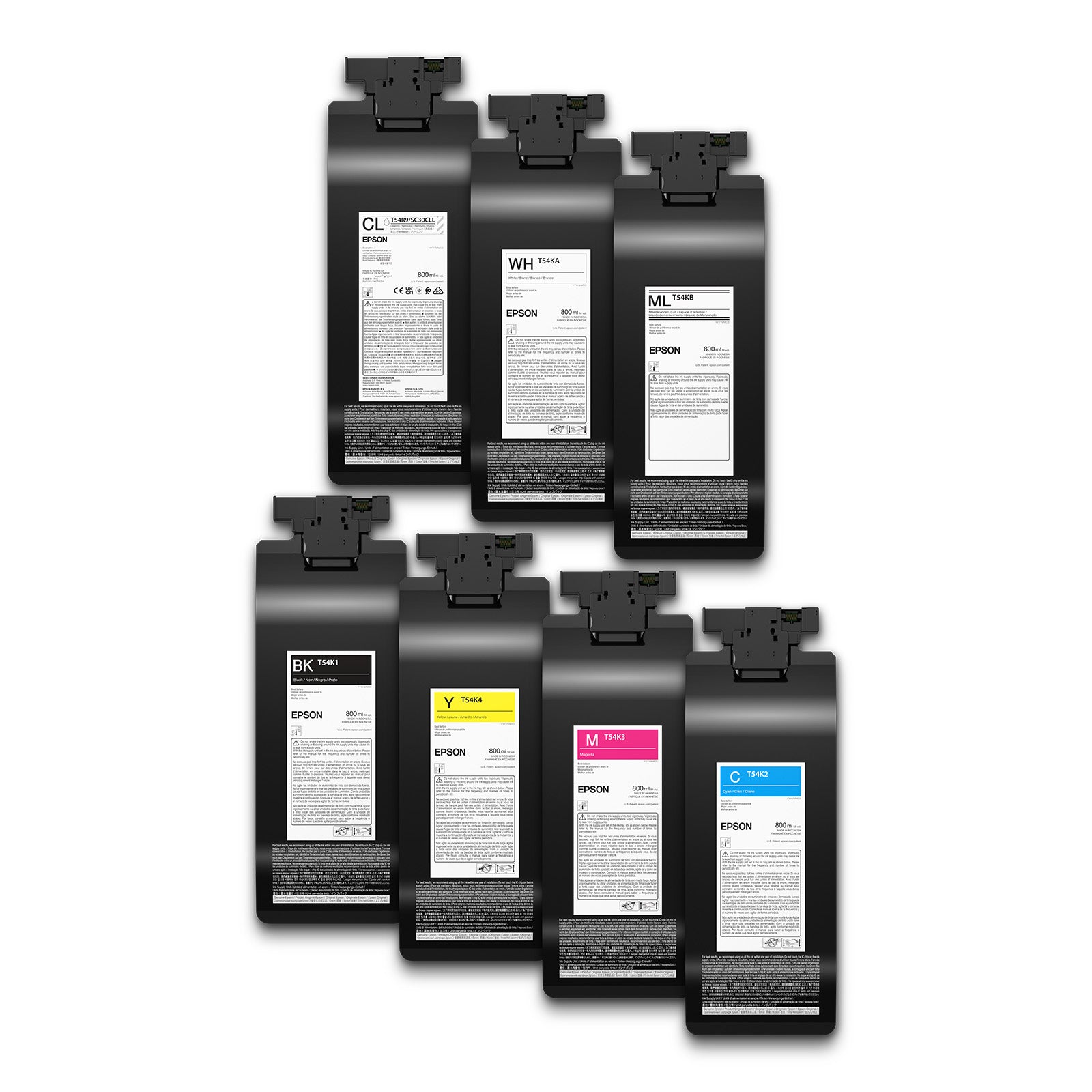 Epson UltraChrome DG2 800mL Ink Packs for Epson SureColor F2270