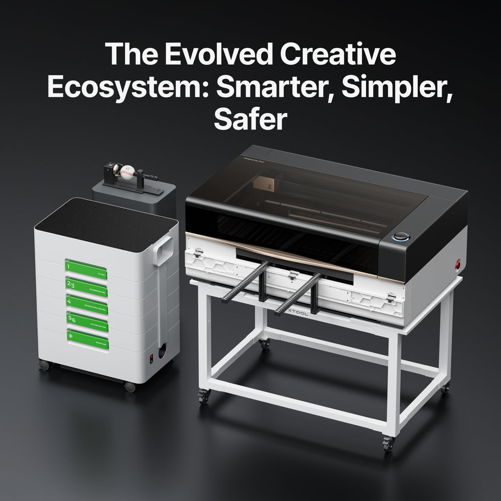 xTool P3 Laser Cutter | Cut 25mm Acrylic & 20mm Wood | 80W CO2 Laser