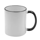 Color Prime 11oz Colored Inner Handle & Rim Ceramic Mug Blanks for Sublimation