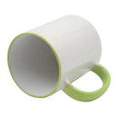 Color Prime 11oz Colored Inner Handle & Rim Ceramic Mug Blanks for Sublimation