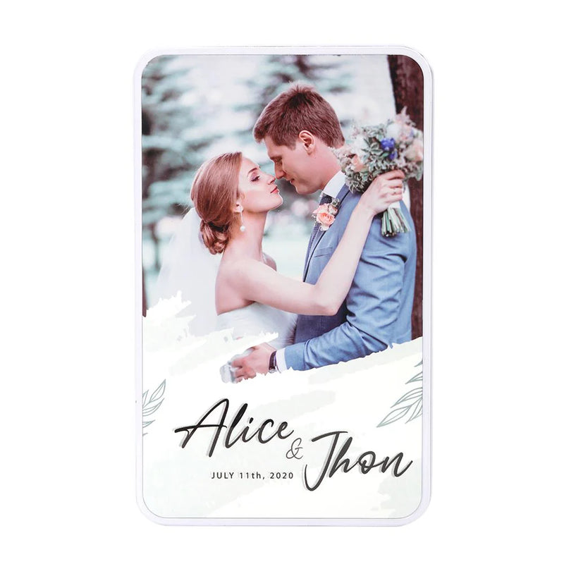 Color Prime Sublimation Metal Tin - Double-Sided (White)