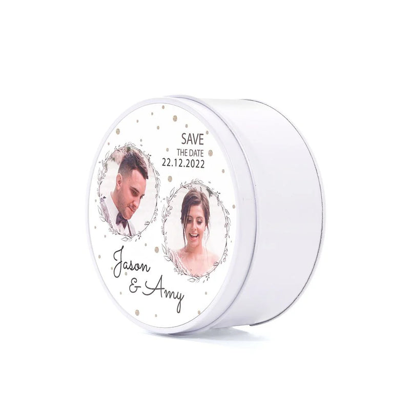 Color Prime Sublimation Metal Tin - Double-Sided (White)