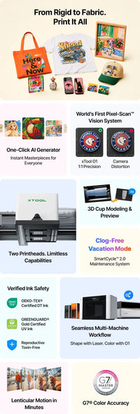 xTool O1 Omni Printer: The World’s First 4-in-1 Omni Printer [PRE ORDER]