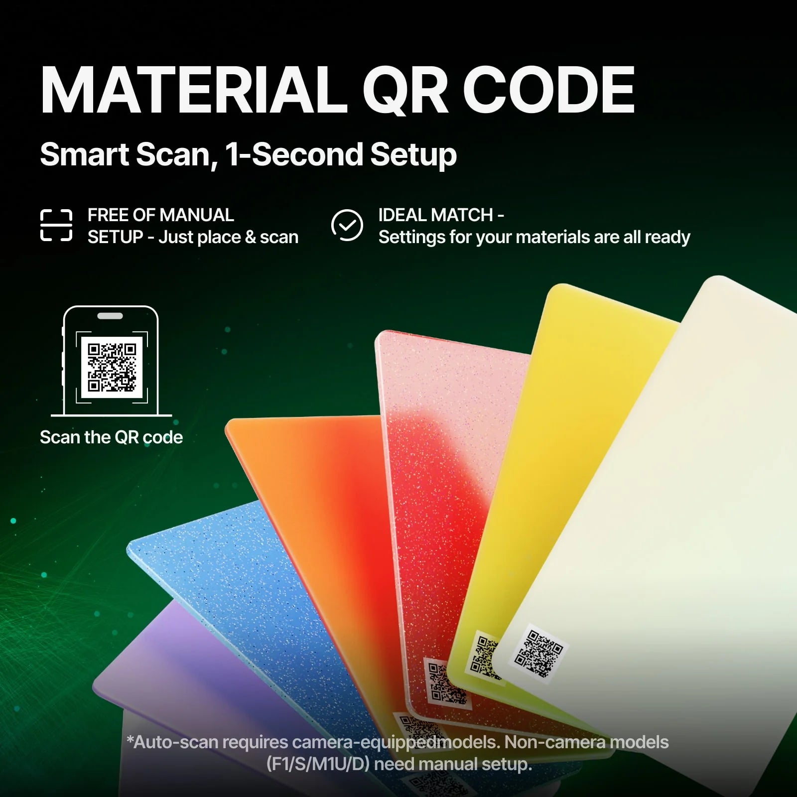 xTool Selected Ultimate Laser Material Kit (155pcs)
