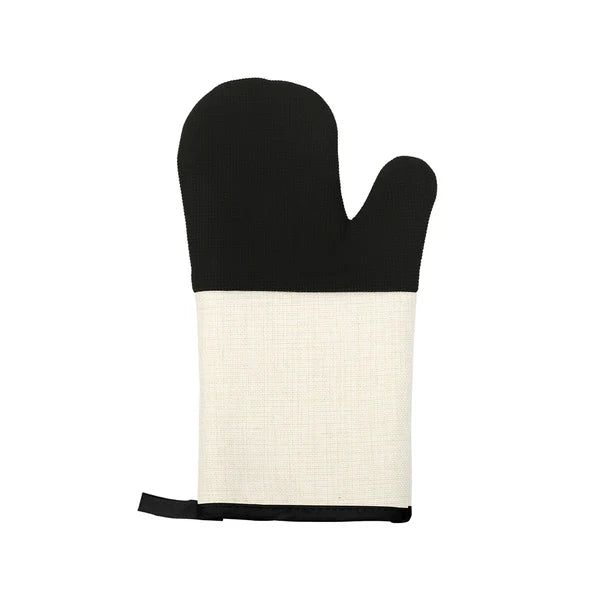 Color Prime Linen Oven Mitt with Rubber Patch for Sublimation and DTF