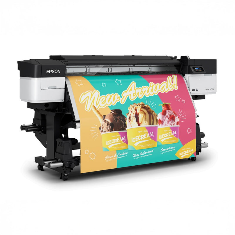 Right Oblique View of Epson SureColor 64-Inch S7170 Solvent Printer
