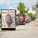 Sample outdoor banners created using Epson SureColor 64-Inch S7170 Solvent Printer