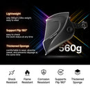 The xTool 1080nm Auto-Darkening Laser Welding Helmet is lightweight, with a 180 degree support flip to easily check work status. It also features a thickened sponge to wear comfortably and absorb sweat. 