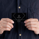 Black Metal Business Cards