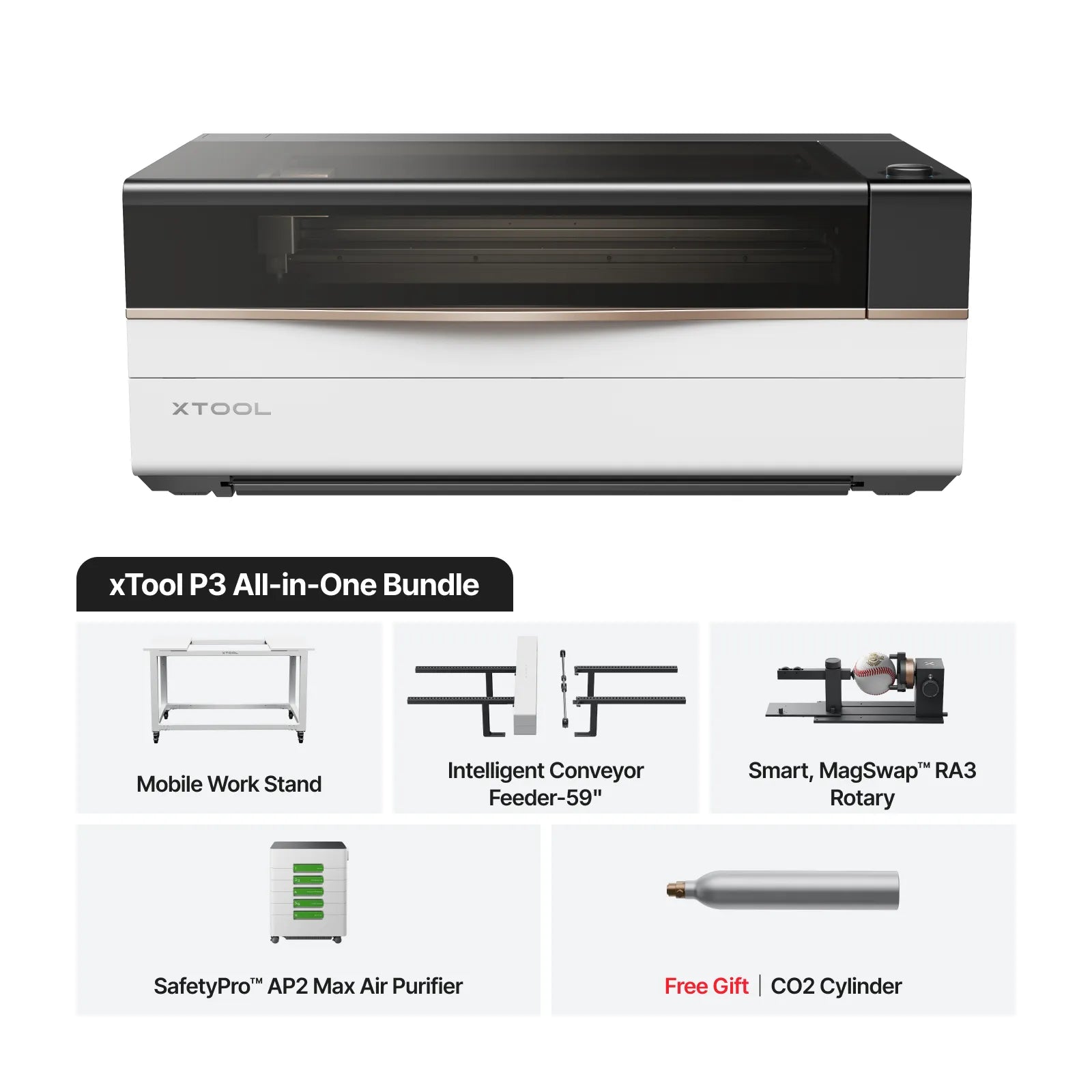 xTool P3 All-In-One Bundle
