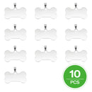 Silver Bone Dog Tag (10ocs)