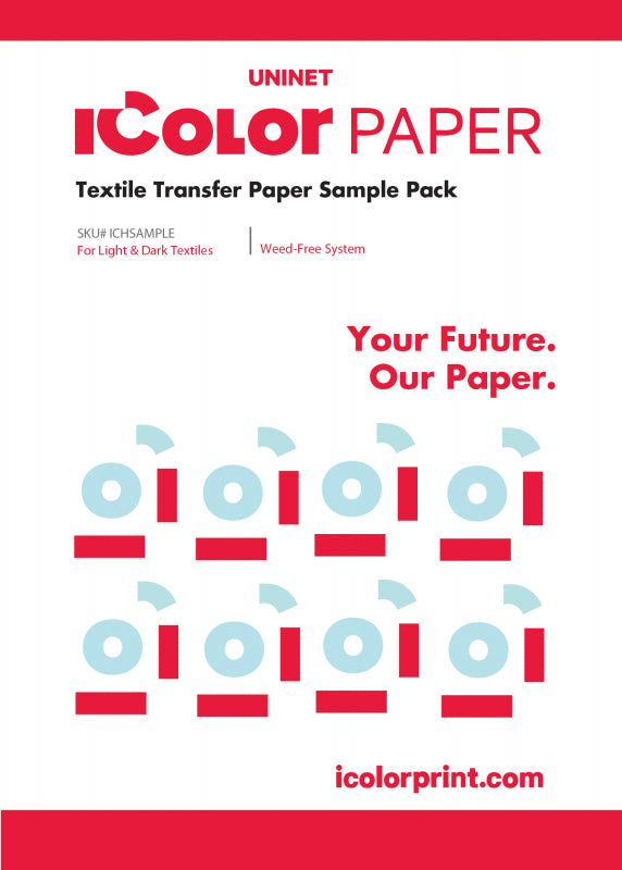 IColor Presto! 2-Step Textile Transfer Paper can transfer onto a variety of textiles and media