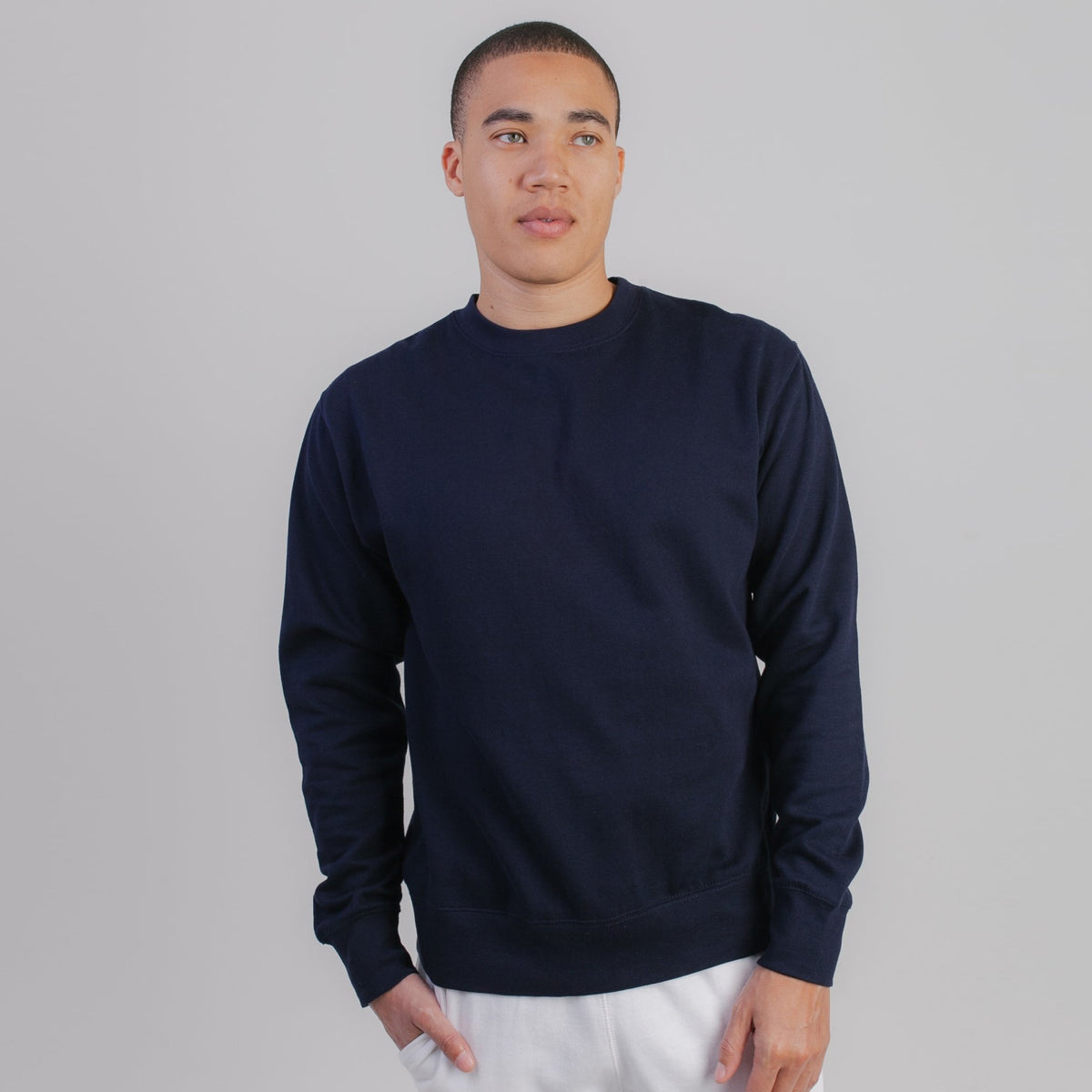 103 Adult Comfort Crew Sweatshirt - Navy | AA Print Supply
