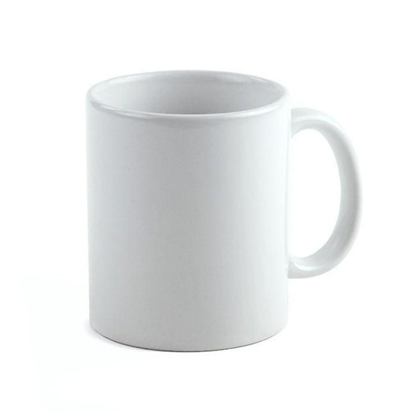 Black Ceramic Sublimation Coffee Mug with Printable White Area 11 oz