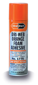Discontinued - AlbaChem 1775 Dri-Web Orange Foam Adhesive