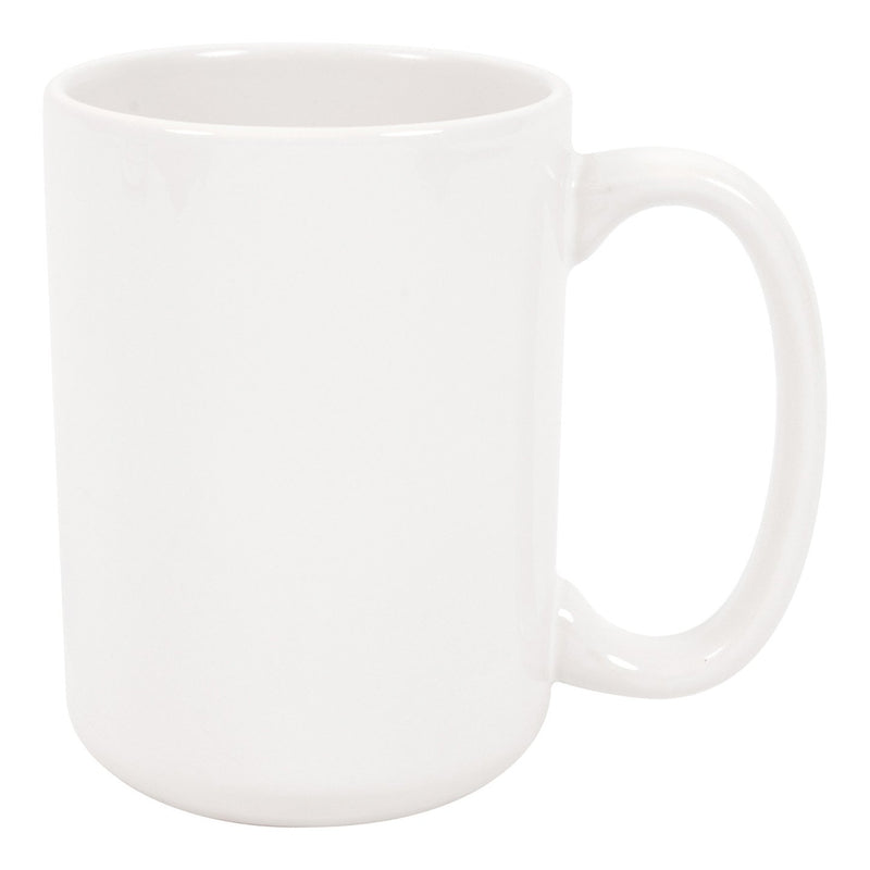 Ceramic Coffee Mugs 15 oz., Sublimatable