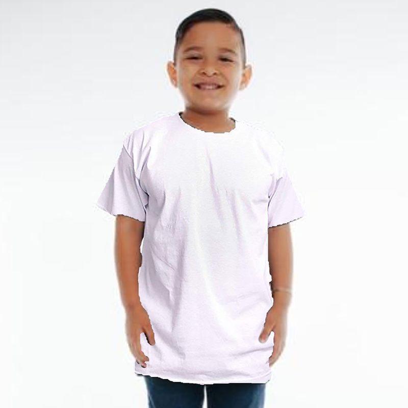 3502 Youth Premium T Shirt White Front View